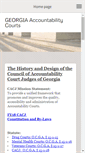 Mobile Screenshot of gaaccountabilitycourts.org